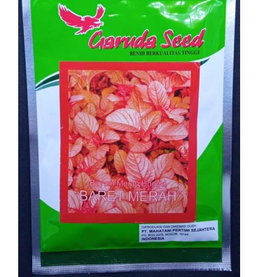 Sedang Diskon Benih Bayam Merah Baret Merah 500 gr | bibit bayam merah garuda seed