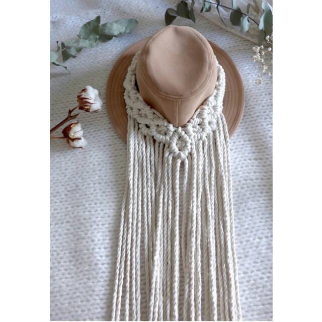 READY STOK) macrame wedding veil / macrame wall hanging