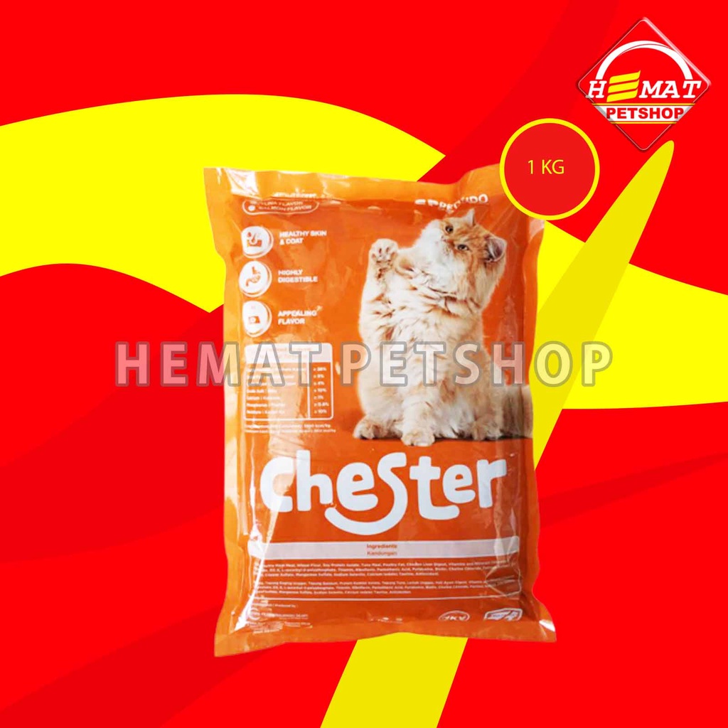 Chester Cat Food Adult Makanan Kucing Dewasa Tuna 1Kg