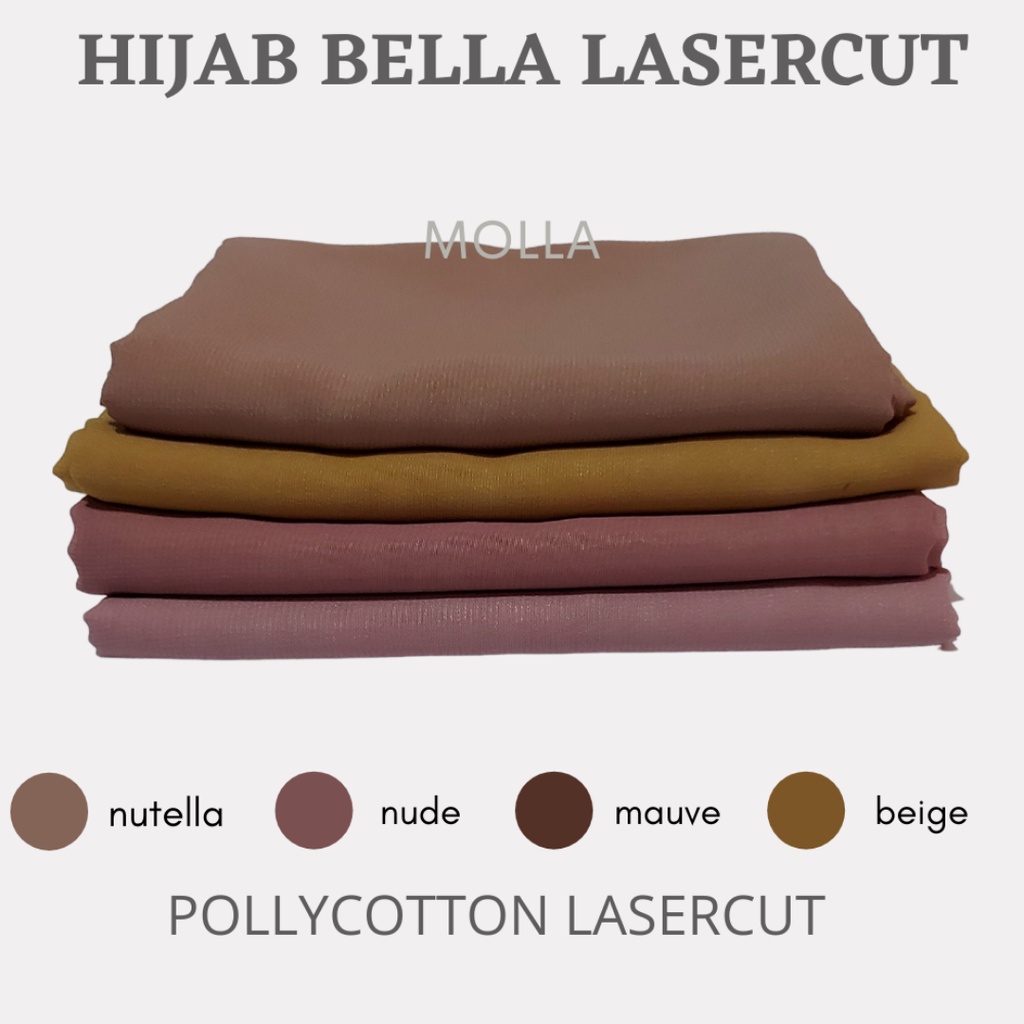 HIJAB SEGI EMPAT LASERCUT /JILBAB BELLA LASERCUT / BELLA LASER CUT /JILBAB LASERCUT /HIJAB LASERCUT