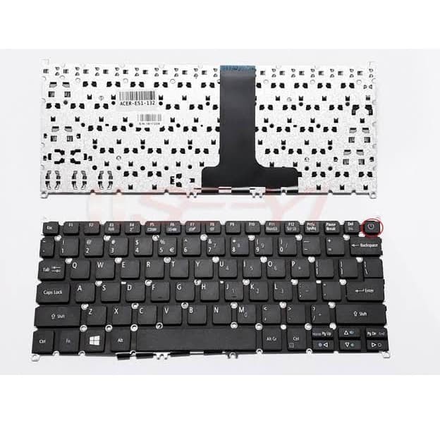 KEYBOARD ACER ES1-132 ES1-132-C37M C9N8 Tombol POWER