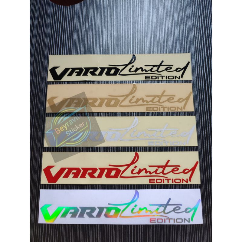 STIKER VARIO STICKER VARIO LIMITED EDITION CUTTING