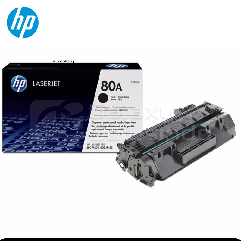 HP 80A Black Original LaserJet Toner Cartridge