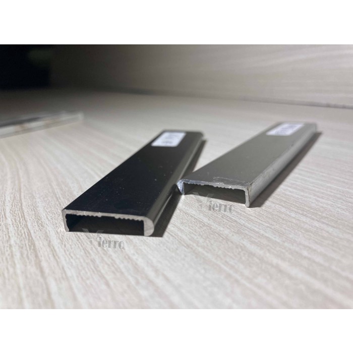 Lis List Edging Profil Frame Handle Alumunium Setengah Bulat EA 19