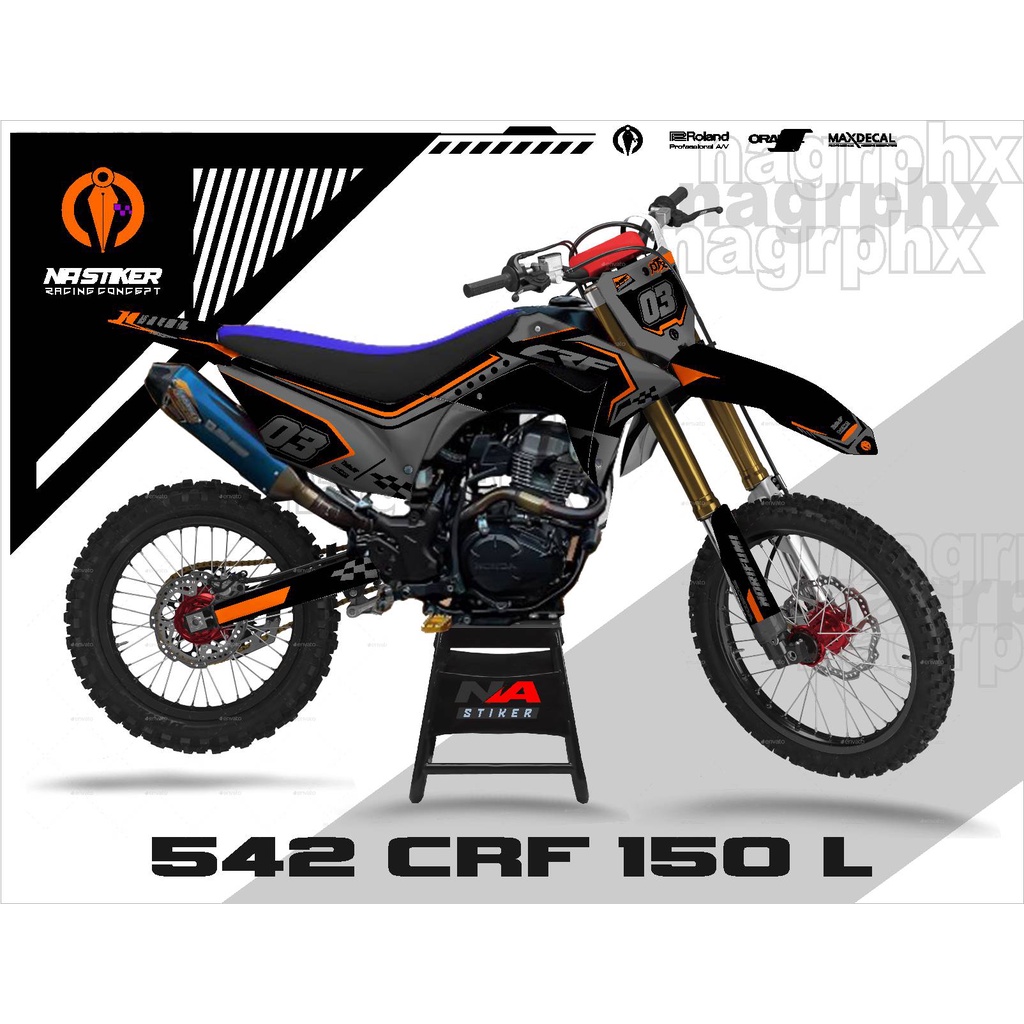 DECAL CRF FULLBODY CUSTOM CRF-542