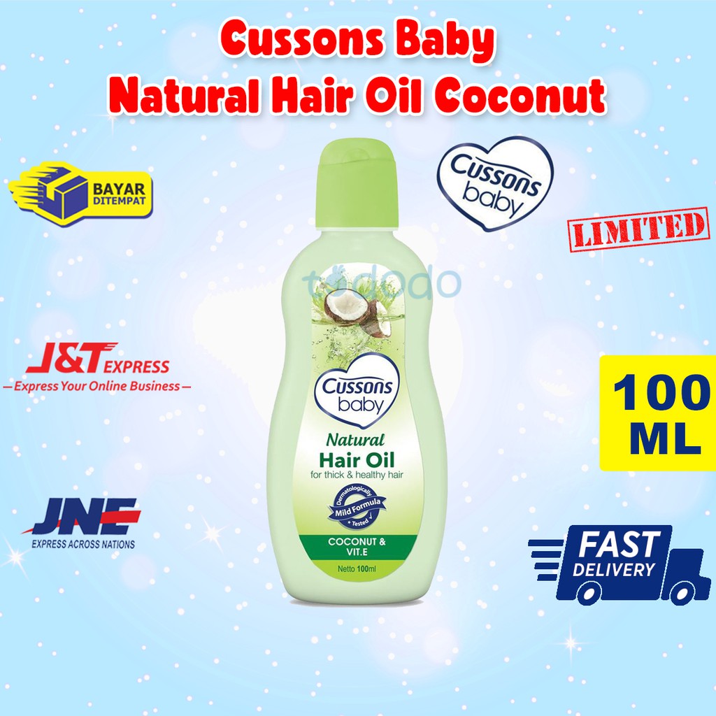 Cussons Baby Natural Hair Oil Coconut 100ml