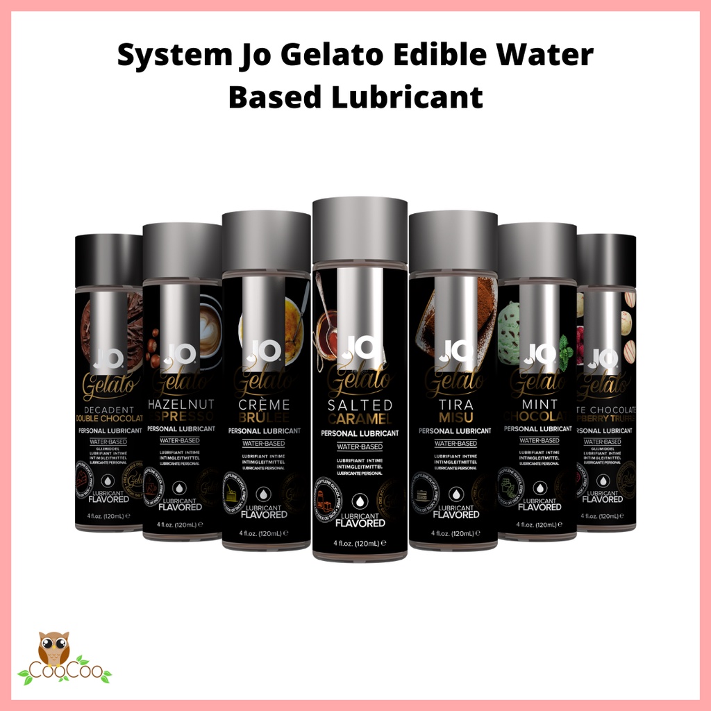 System Jo Gelato Edible Water Based Lubricant Shopee Indonesia