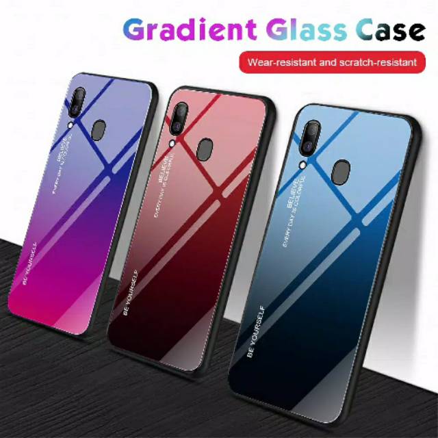 Vivo V11 pro glass case Vivo V11 pro hard ase kaca Vivo V11 pro case kaca warna Vivo V11 pro