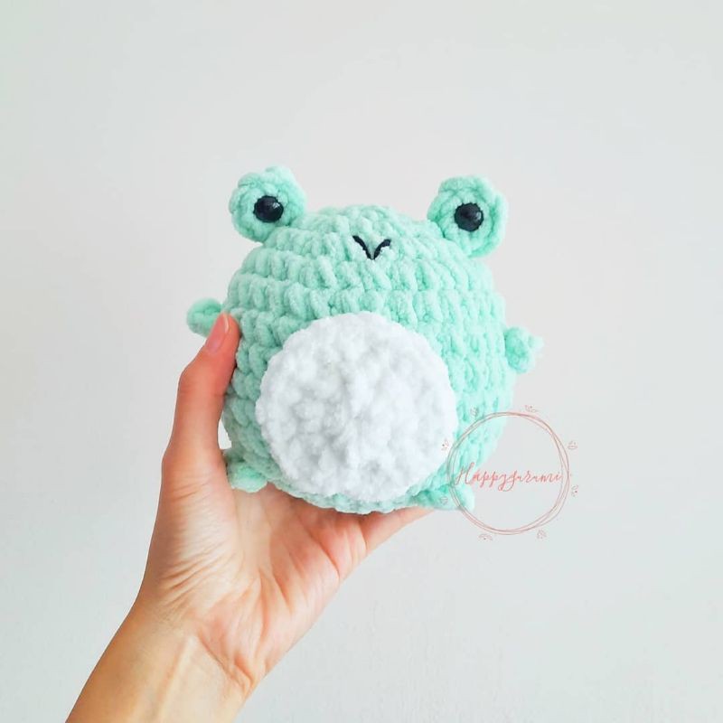 Amigurumi (Boneka Rajut) Plushie Frog