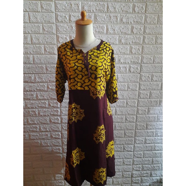 Daster jumbo klok pendek asli pekalongan Premium