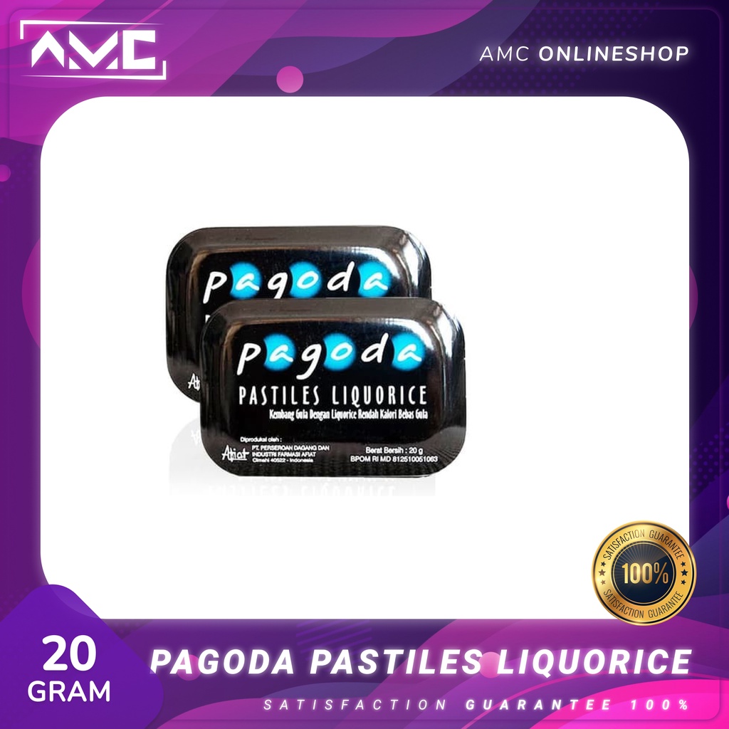 

PAGODA PASTILLES LIQUORICE