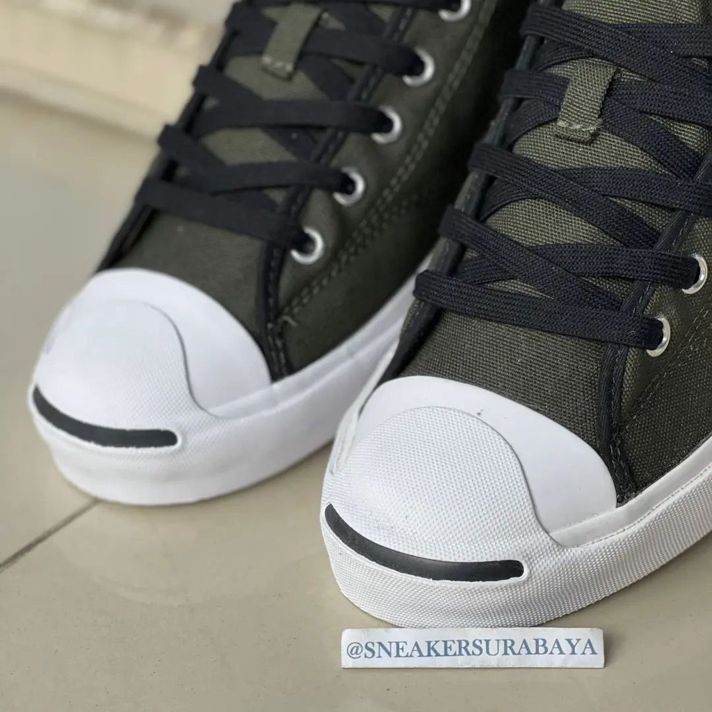 Converse Jack Purcell Mid Hybrid Texture Cargo Khaki