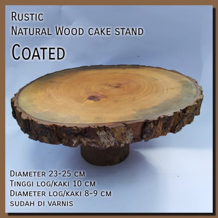 Rustic 1 tier cup cake, cake stand, tray cookies alas keu roti dekorasi