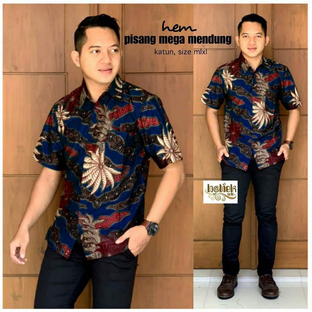 PROMO KEMEJA BATIK PRIA LENGAN PENDEK SIZE M L XL XXL BAJU BATIK KANTOR PRIA TERBARU KEMEJA KASUAL