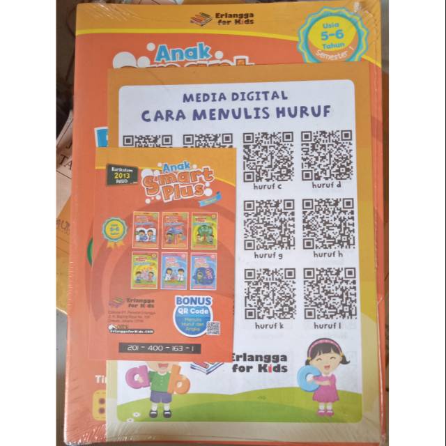 Buku Paket Anak Smart Plus TK B usia 5-6 tahun