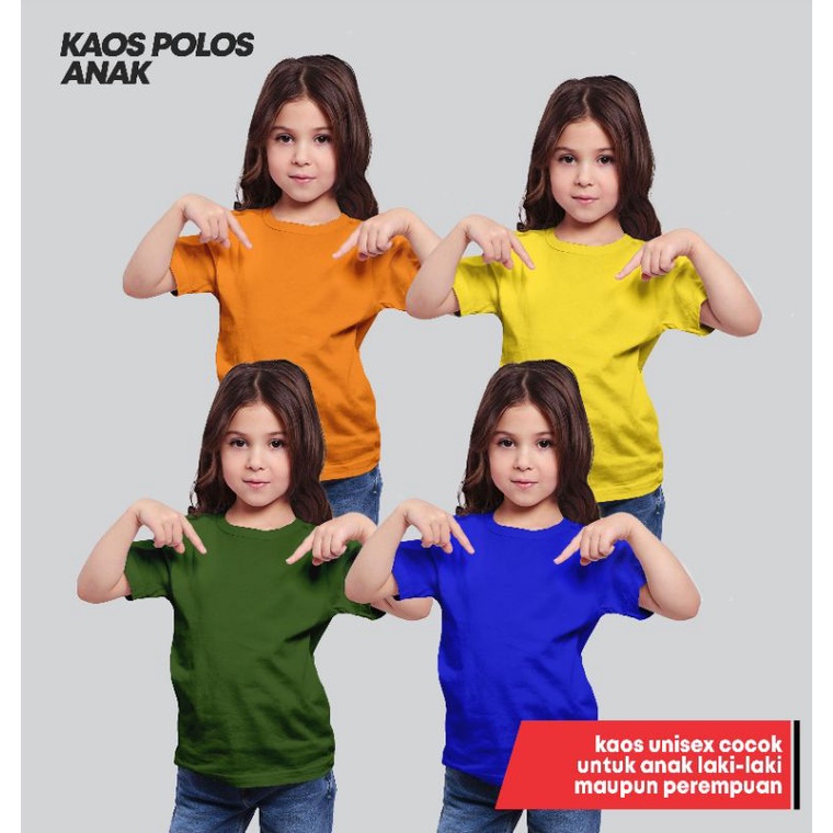 KAOS ANAK POLOS | KAOS DISTRO ANAK | KAOS ANAK PREMIUM| KAOS POLOS ANAK