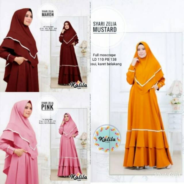 Gamis syari zelia by Kalila