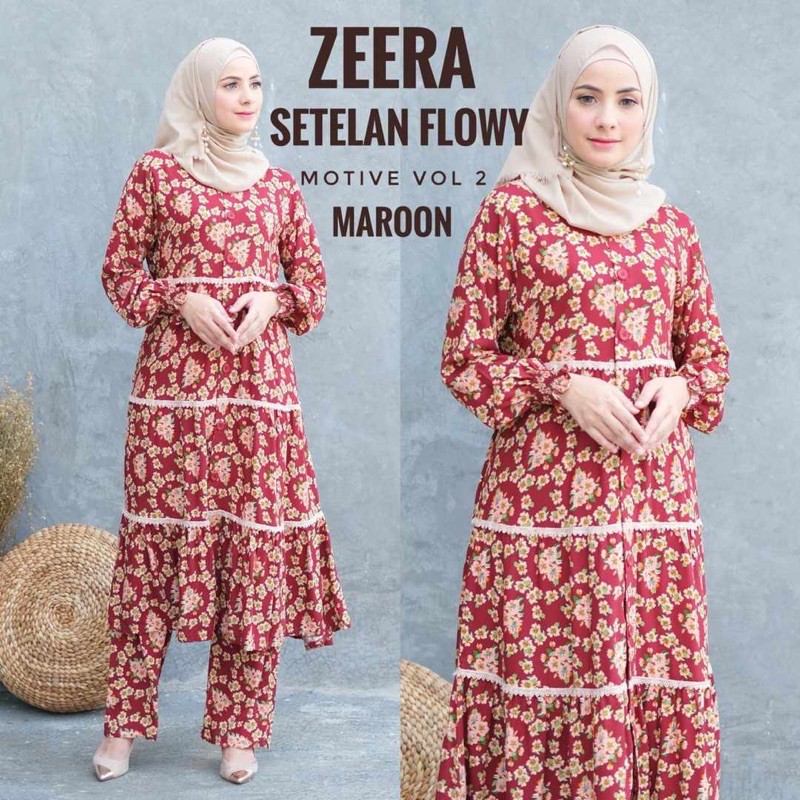 DASTER ARAB SETELAN FLOWY MOTIF VOL 2 BY ZEERA
