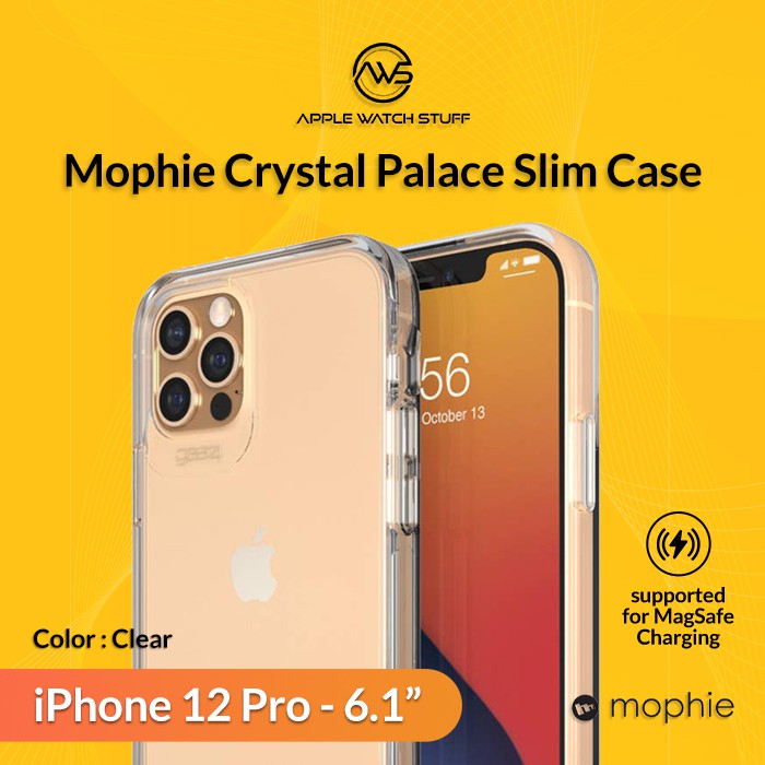 Mophie Crystal Palace Slim Case for iPhone 12 Pro 6.1 inch Clear