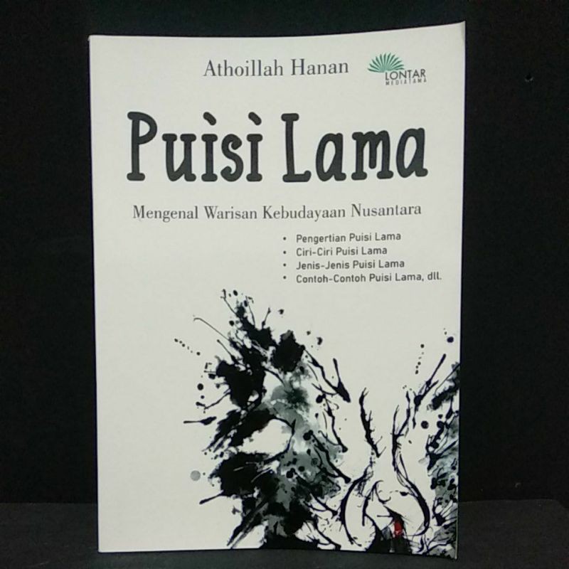 Buku sastra - Puisi Lama