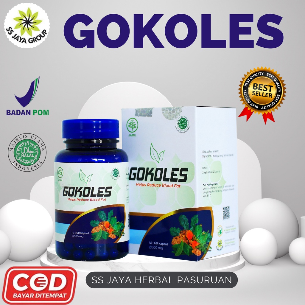 GOKOLES ASLI 100 %  OBAT KOLESTEROL PALING AMPUH | obat kolestrol ampuh