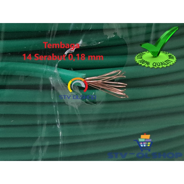 Kabel Serabut 1X14 Sempurna 0,18mm 100 mtr / Auto Ware Cable