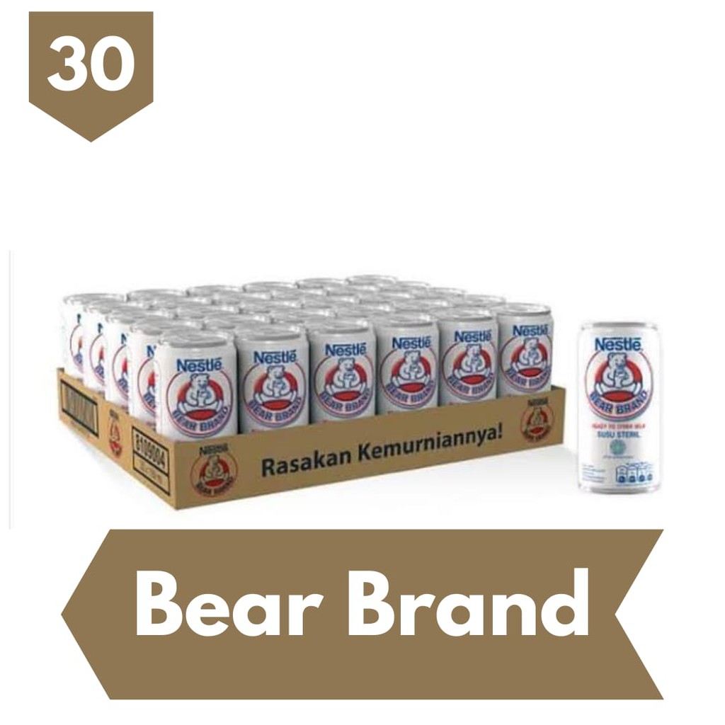 

Susu Beruang Bear Brand I Bear Brand 189ml I 1 karton isi 30 pcs