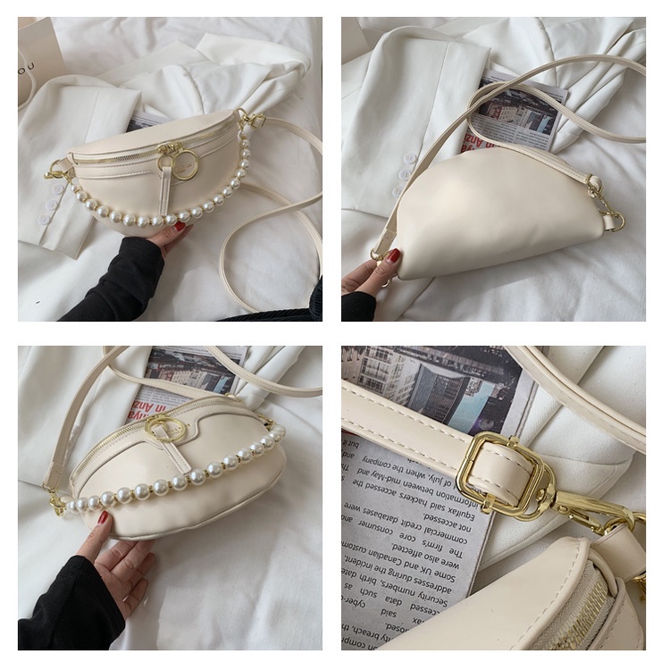 TAS SELEMPANG WANITA OIKO CLARIS WAIST BAG / TAS FASHION IMPORT KOREA