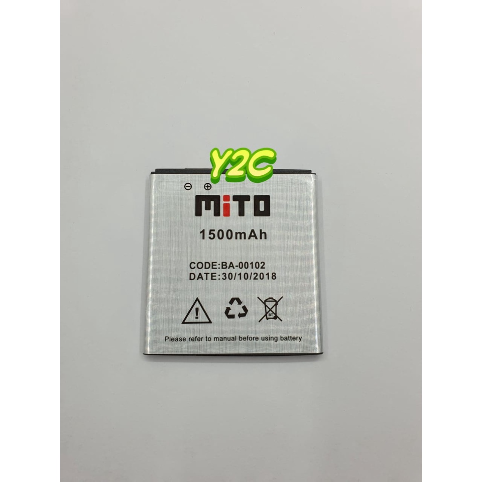 BATERAI ORIGINAL OEM MITO BA-00102 / 00102 / A660 / BATRE / BATERE / BATRAI / BATREI / BATU