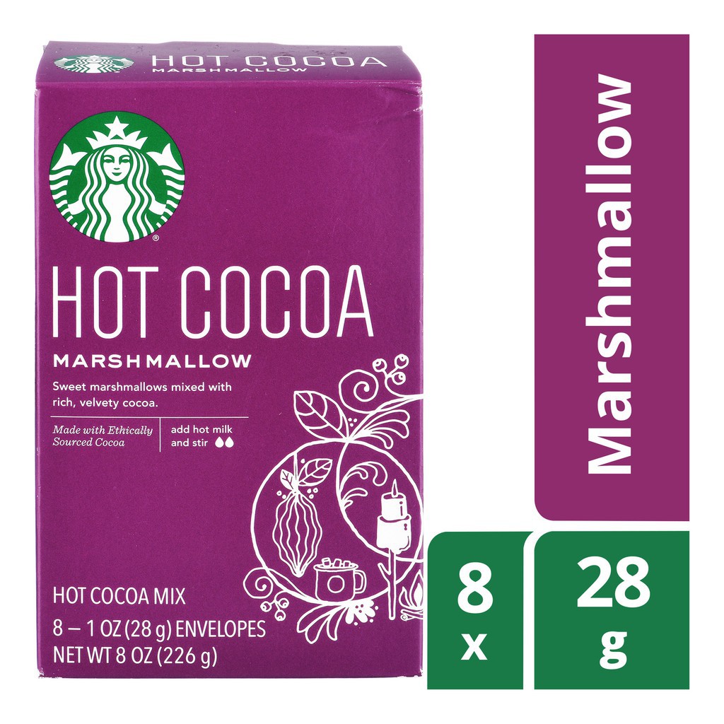 

Starbucks Hot Cocoa Mix - Marshmallow Chocolate 8 x 28g (226gr)