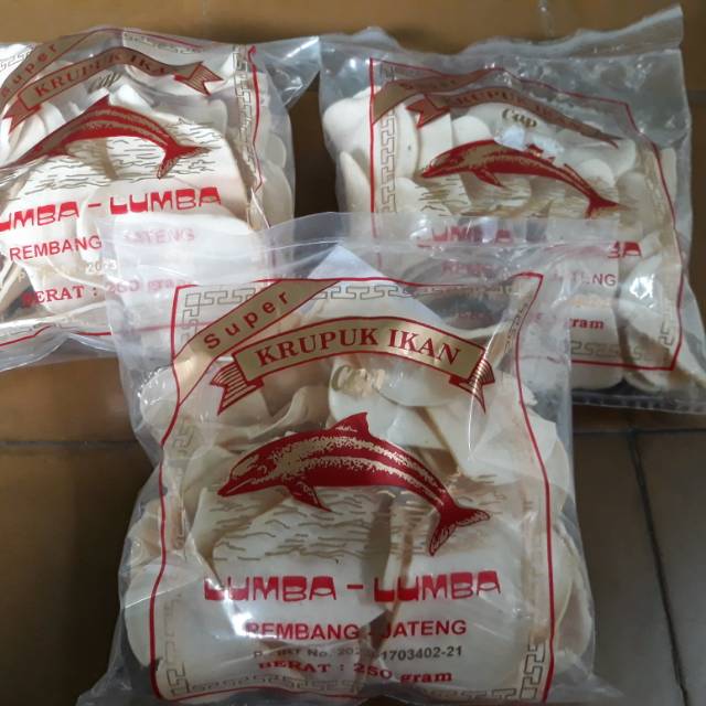 

Krupuk ikan super lumba lumba 250 gr