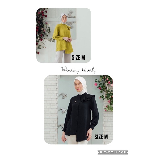 Clara blouse L wearing klamby