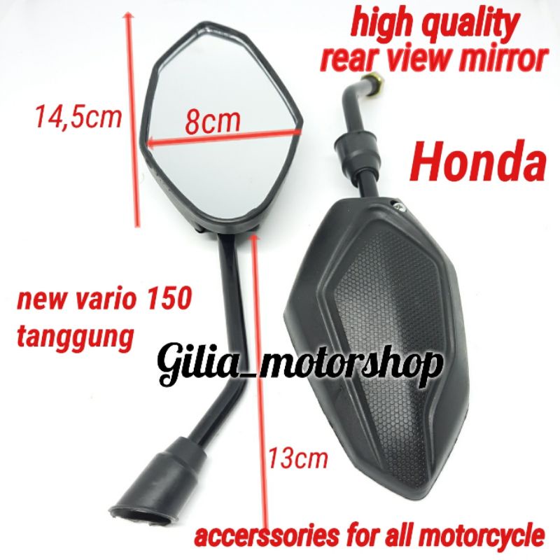 Spion Standar Honda All Vario 150 125 Kaca Spion Beat blade vario Spion Motor