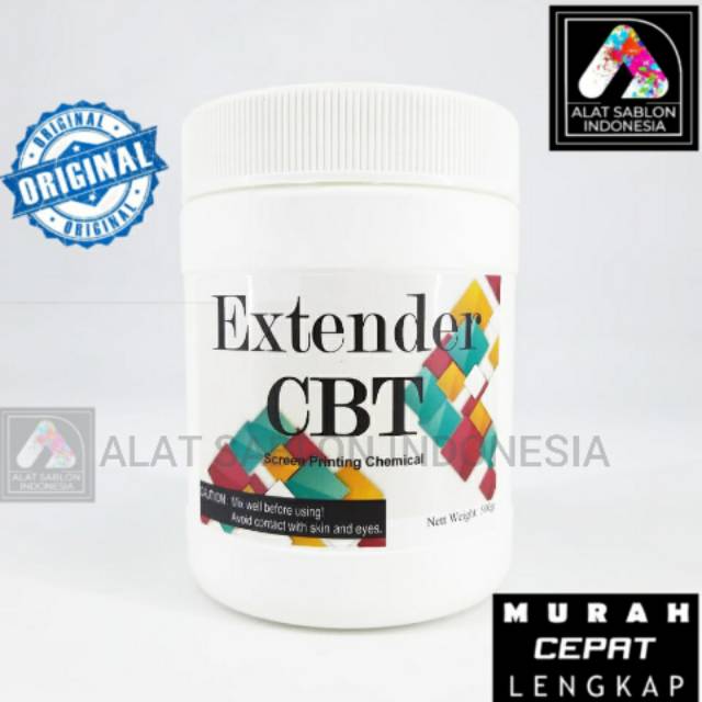 

TINTA EXTENDER ALAT SABLON 500GR