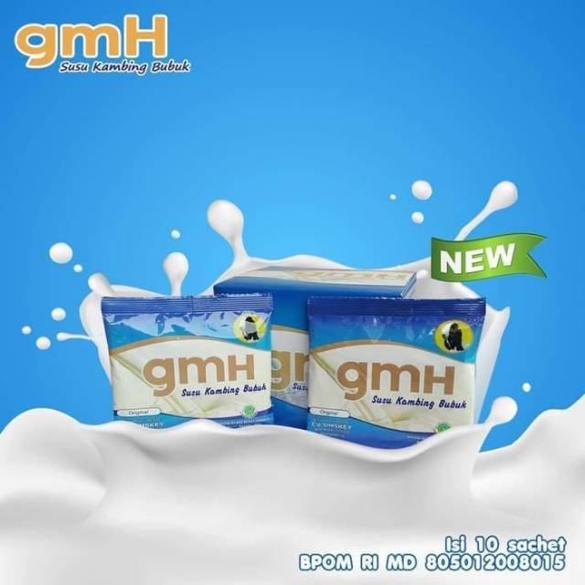 

Susu Kambing Etawa GMH Goatmilk Premium Harmoni Kemasan Sachet