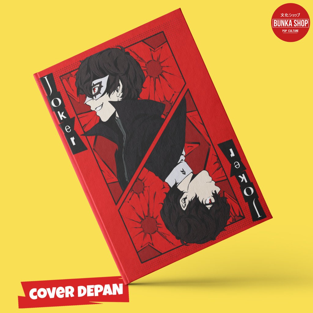 

Notebook Hardcover Anime Game Persona 5 Joker Hardcover A5 Buku Tulis Catatan Note Agenda Planner