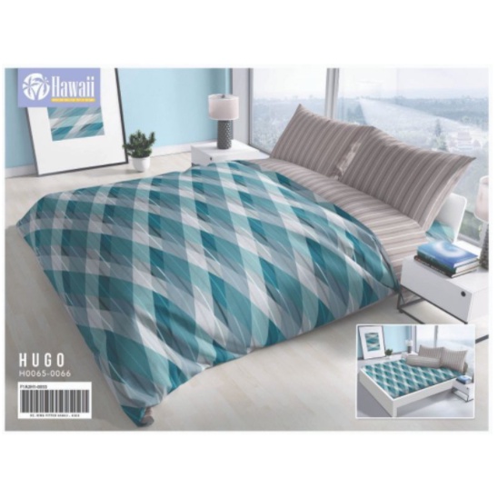 ❤ IJN ❤ NEW BEDCOVER HAWAI COMFORTER BED COVER SAJA HALUS TIDAK LUNTUR KING SIZE