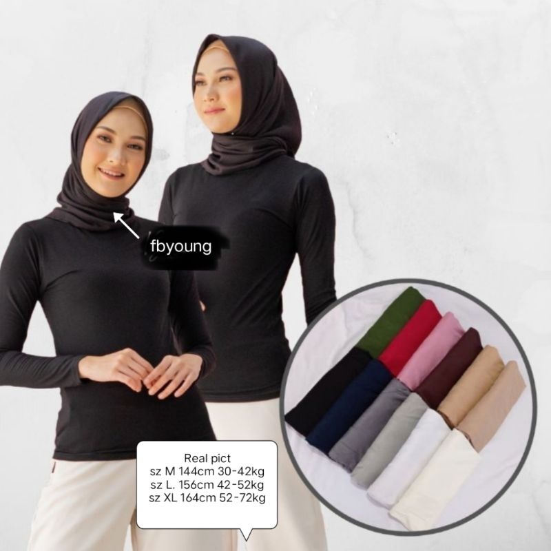 oblong manset lengan panjang/manset dalaman wanita