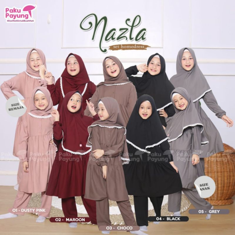 BAJU SETELAN TUNIK ANAK DAN REMAJA 1 -13 TAHUN