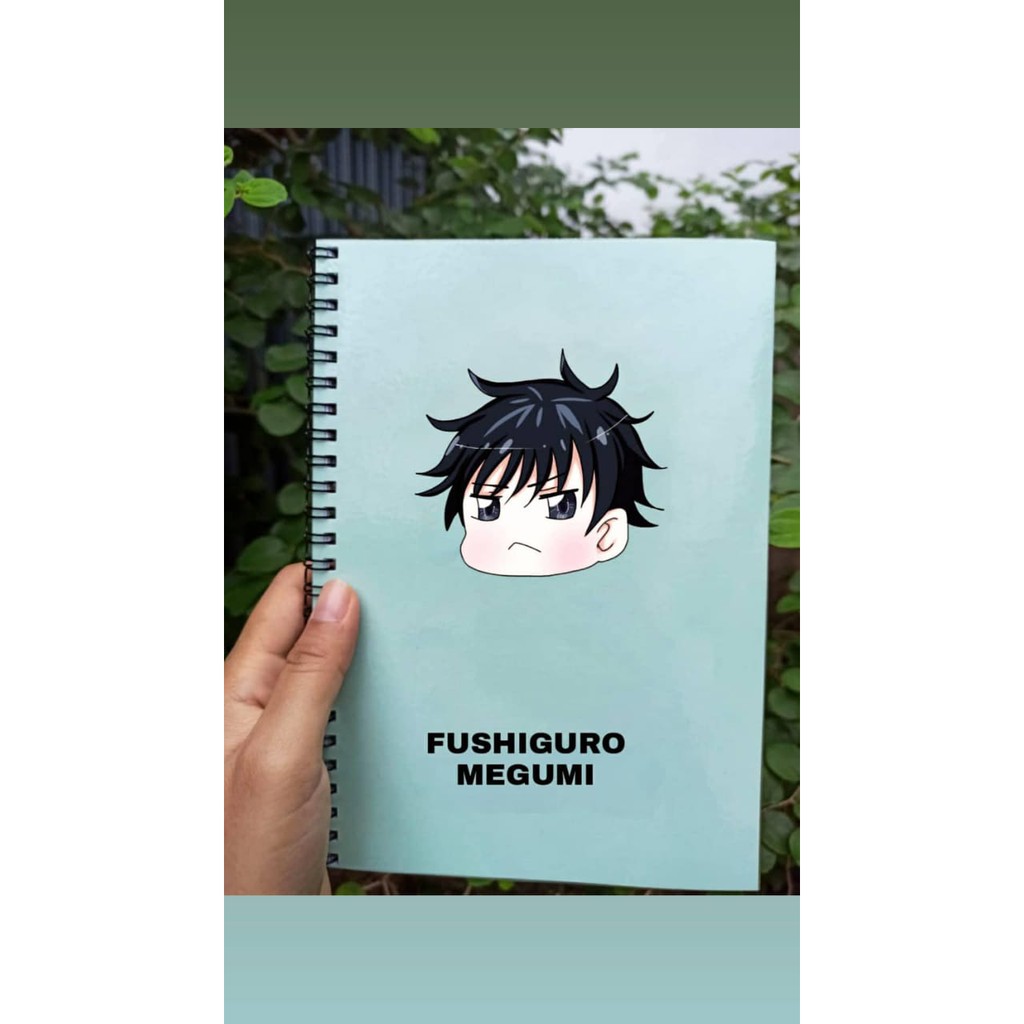 

Notebook Jujutsu Kaisen FUSHIGURO MEGUMI Custom Pink/Blue/Green