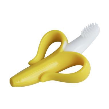 IQ BABY 2in1 silicone teether &amp; toothbrush banana