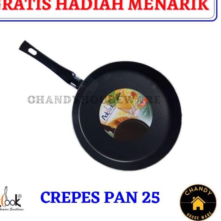 CREPES PAN / WAJAN DATAR / PANCI CREPES / TEFLON CREPES 20 22 25 CM MERK MAKCOOK
