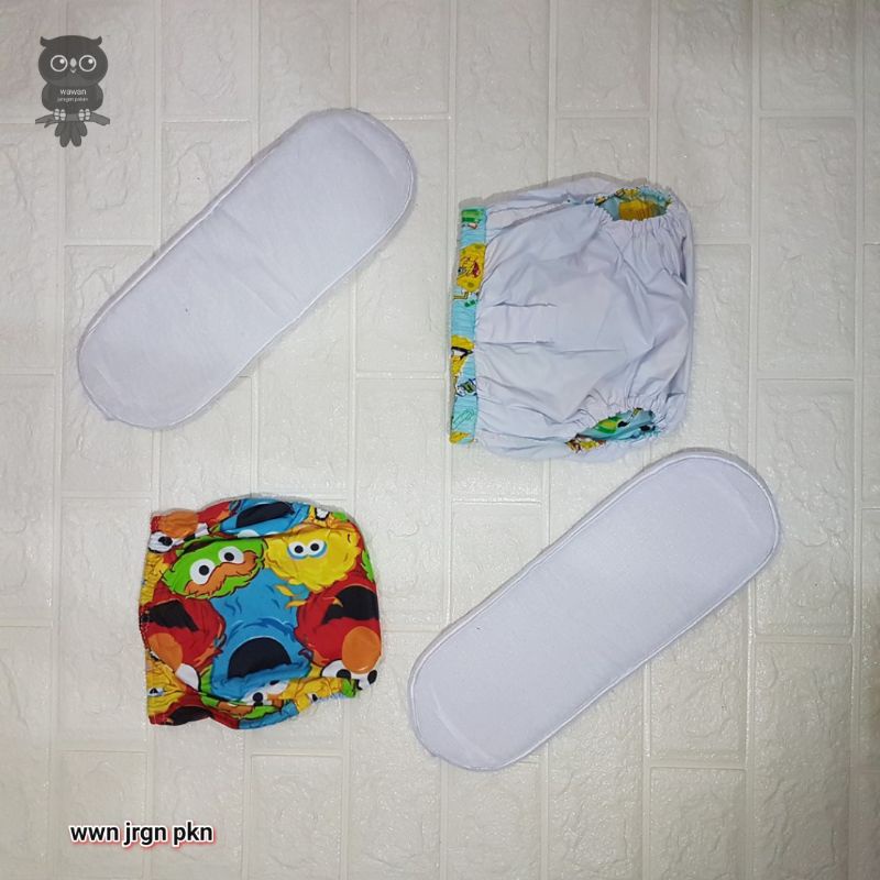 POPOK BAYI CLODI CUCI ULANG MOTIF LUCU