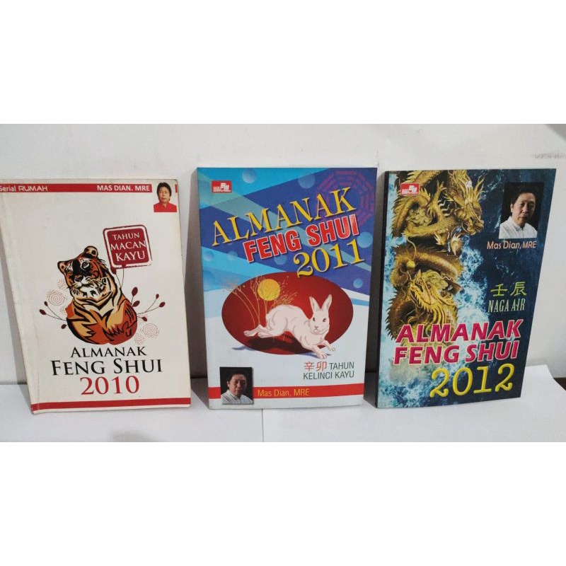 ALMANAK FENGSHUI 2010 2011 2012 Mas Dian MRE