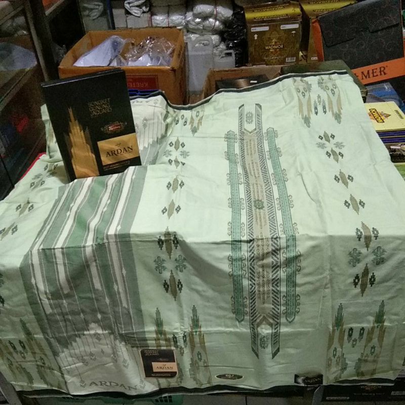 SARUNG ARDAN SGJ SGE SERI HITAM WARNA ARDAN STAR MOTIF BARU COD