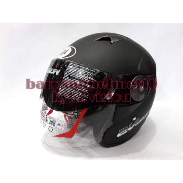 KYT 2 VISION HITAM DOFF