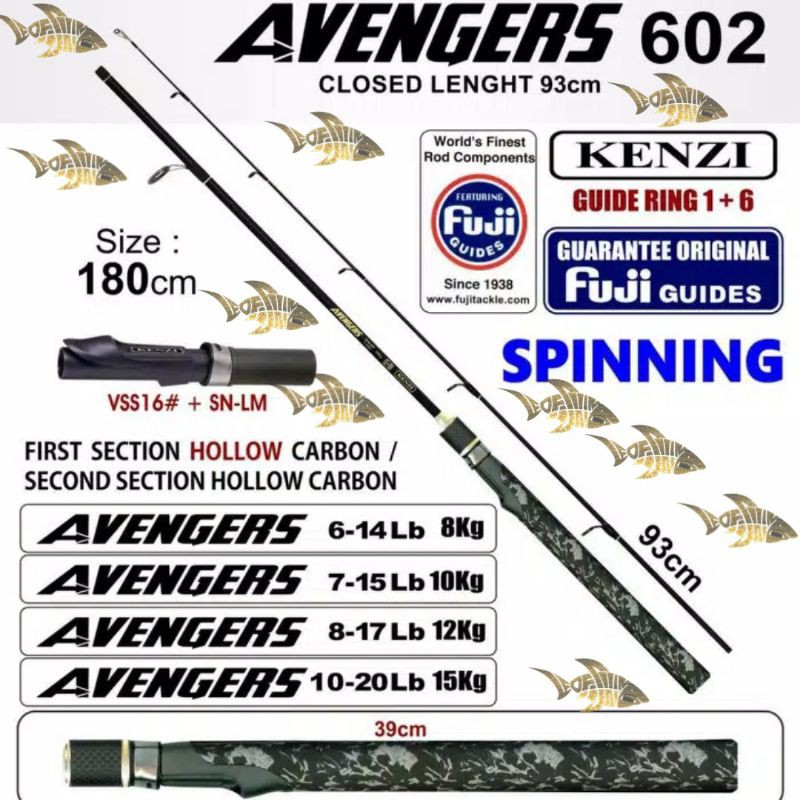 JORAN KENZI AVENGERS JORAN SPINNING PANJANG 180CM