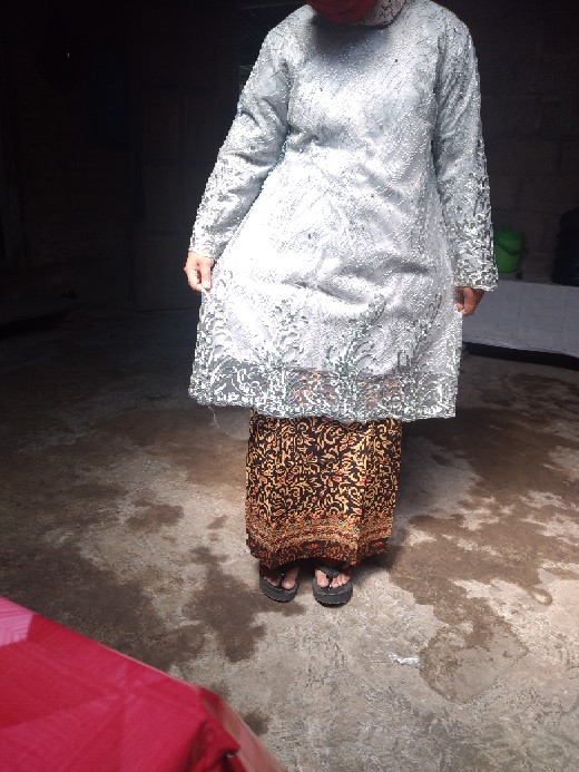 (ori _6 Varian Warna) Wou Batik Couple Amalia Brokat -modern Batik Sarimbit Brokat Kebaya - Bs072