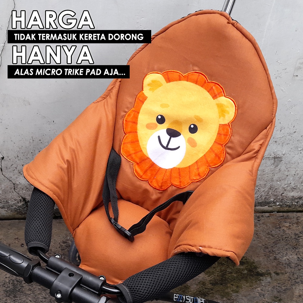 Alas Kursi Dorong EXOTIC TRIKE PAD Sandaran SEGITIGA alas stroller kereta dorong kecil stroler bayi akachan micro t3 spad