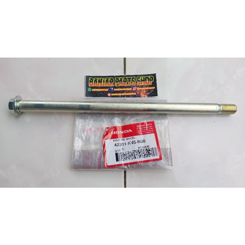 AS RODA BELAKANG CB150R LED AXLE RR WHEEL CB150R 42301K45N00